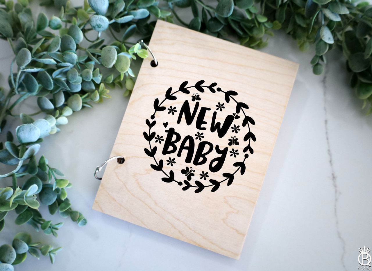 New Baby Card Keeper Queen B Home