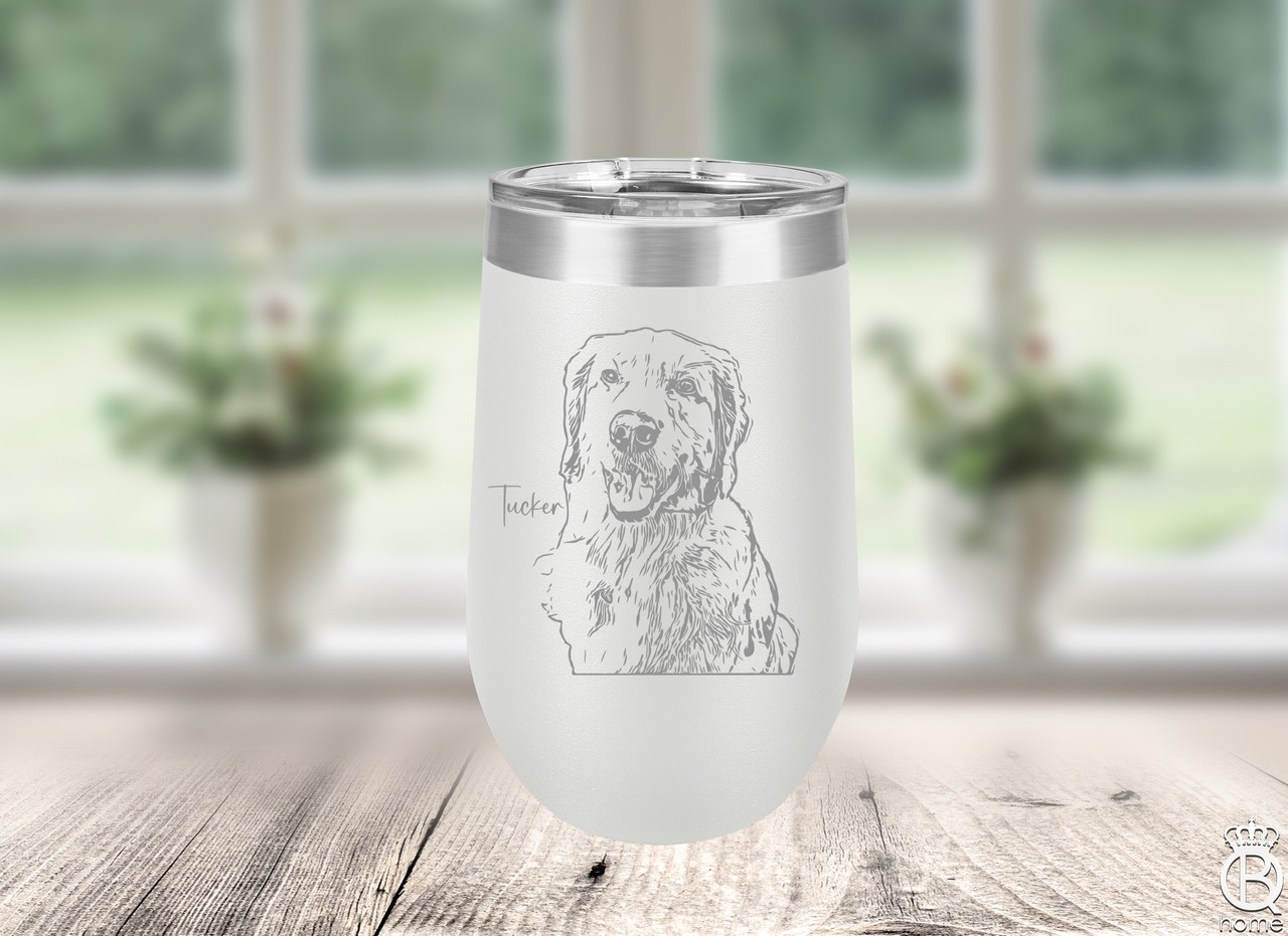 CUSTOM 16oz Polar Camel Insulated Wine Tumbler - Queen B Home