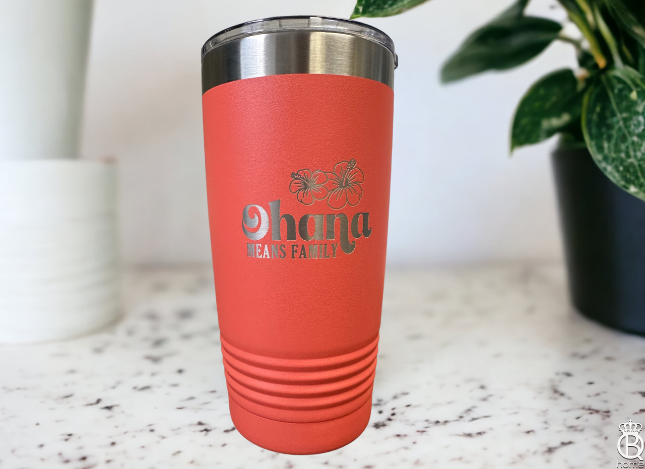 Tumbler With Inspirational Quote Plants 20oz Stainless Steel