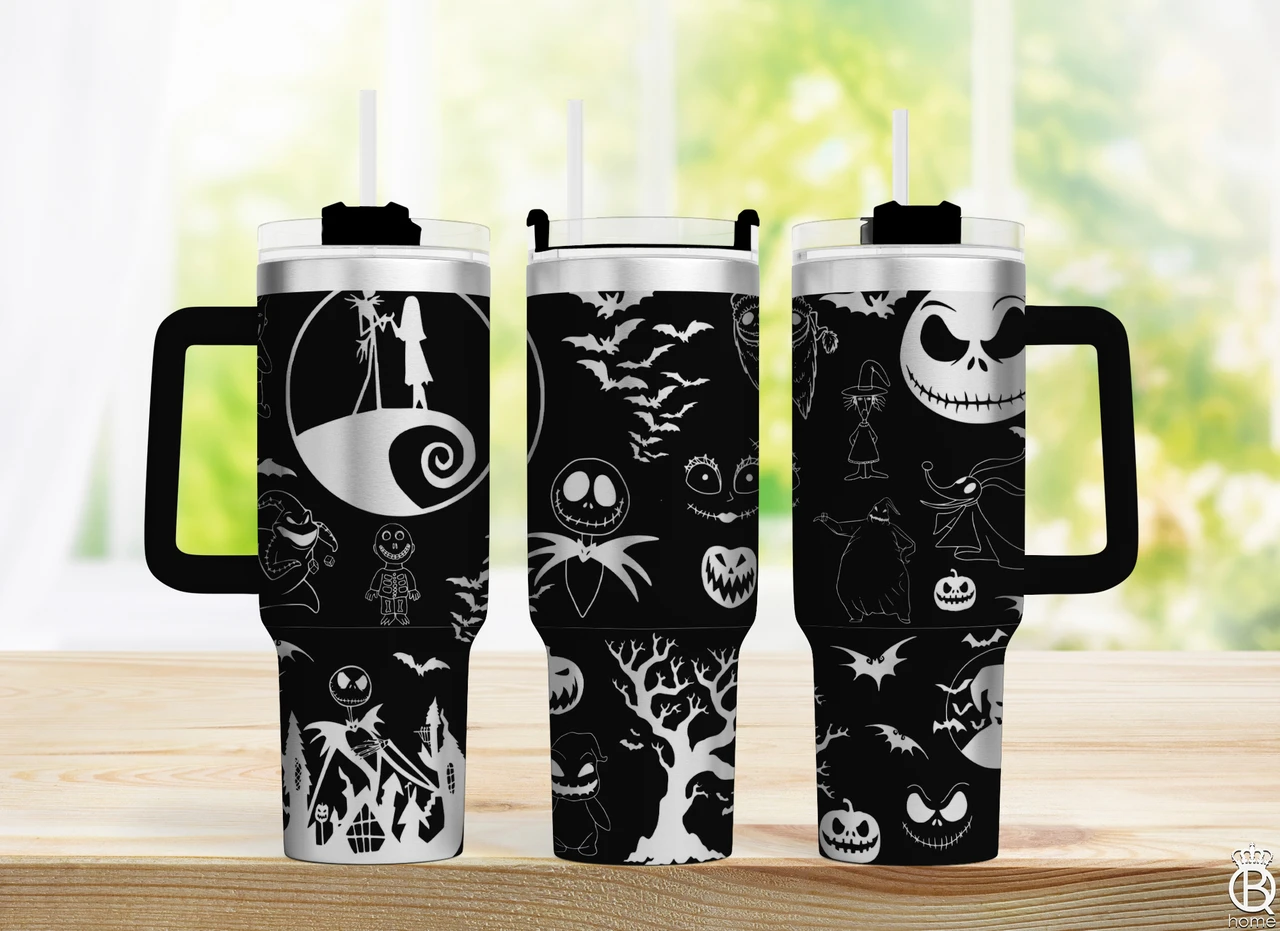 The Nightmare Before Christmas Travel Bottle Tumbler 40 oz