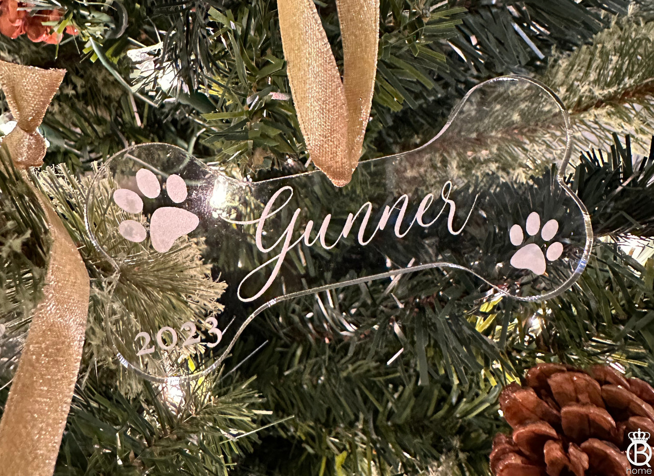 Custom Hand-Painted Pet Ornament Ornaments by Ashley Myers