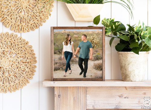 Photo on Wood Framed Sign 10x10 Photo on Wood Framed Sign 10x10