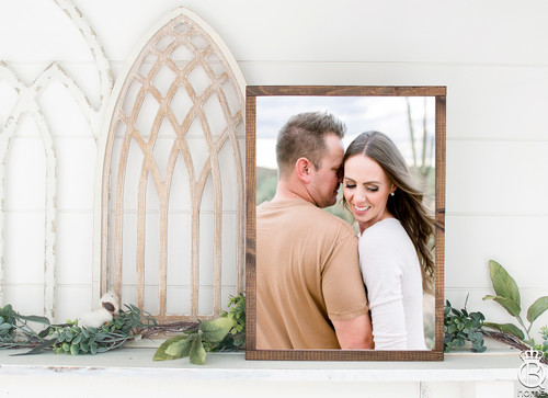 Photo on Wood Framed Sign 12x16 Photo on Wood Framed Sign 12x16