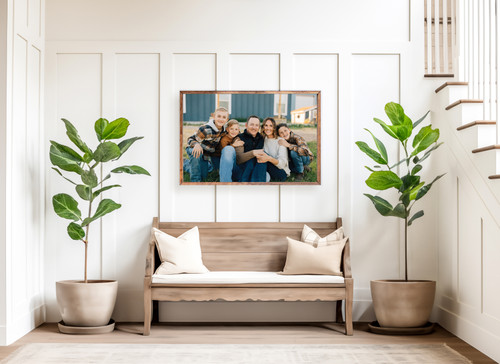 Photo on Wood Framed Sign 24x36