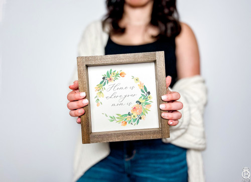 Home Is Where Your Mom Is Wood Sign