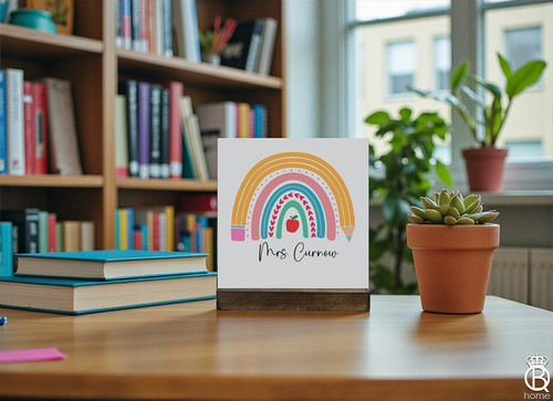 Teacher Rainbow Shelfie