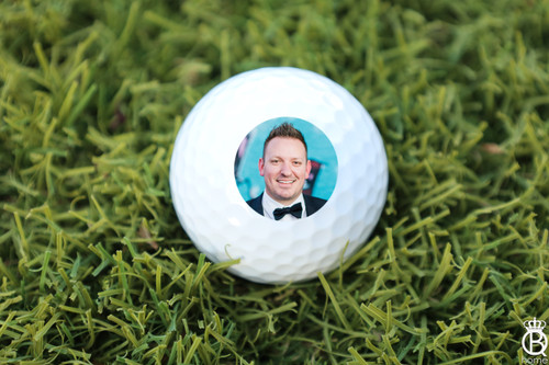 Golf Ball 3 Pack: Custom Image Or Logo ONE SIDED