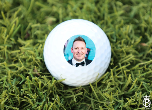 Golf Ball 3 Pack: Custom Image Or Logo ONE SIDED