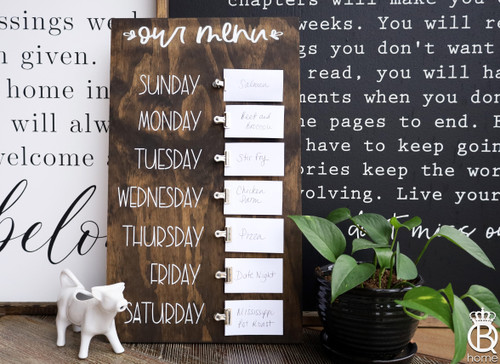 SHOP - WOOD SIGNS - KITCHEN - QueenBHome