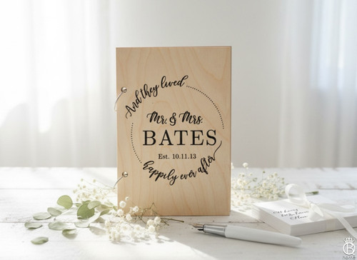 Mr. and Mrs. Wedding Card Keeper