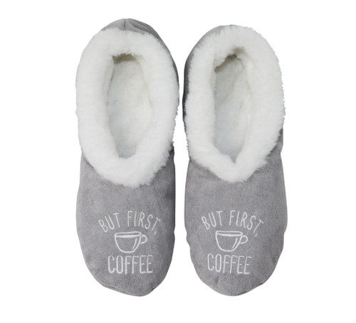 READY TO SHIP Footsies But First Coffee Design