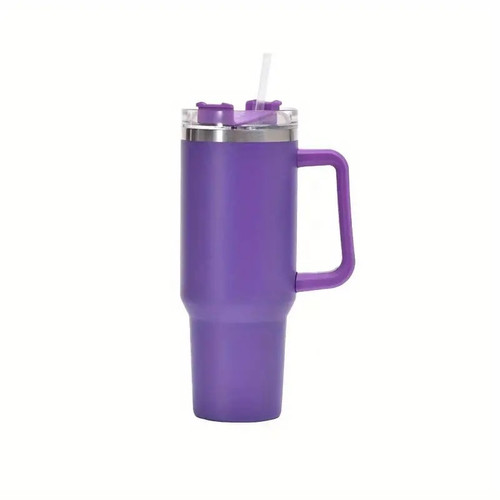 CUSTOM Stanley Dupe 40oz Design Purple Influencer Inspired 