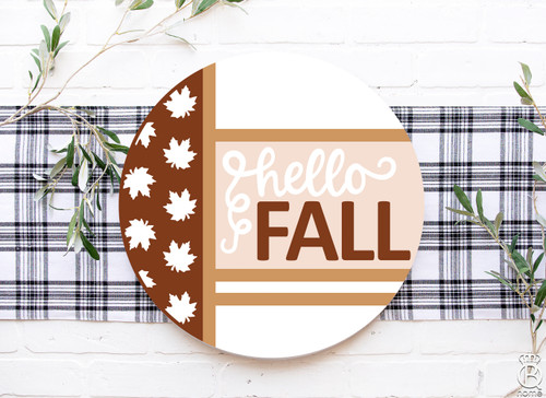 Hello Fall Door Hanger