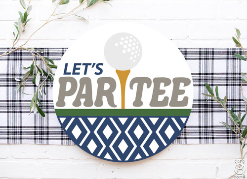 Let's Partee Door Hanger