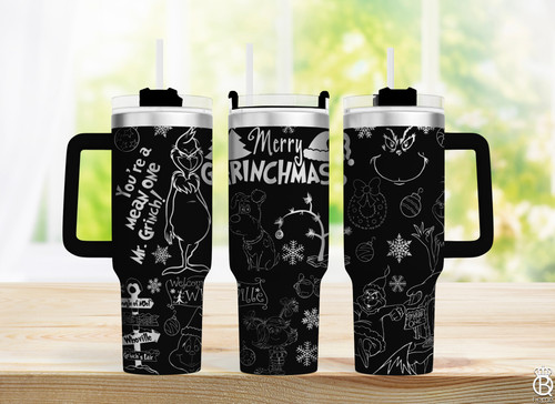 Nightmare Before Christmas 40oz Cup With Handle - Queen B Home