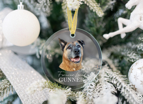 Crystal Custom Image Ornament [CUSTOMIZABLE]