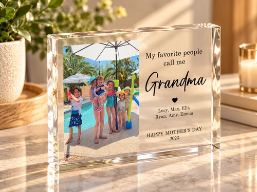 My Favorite People Call Me... Acrylic Block