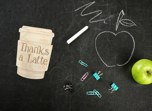 Thanks A Latte Gift Card Holder 