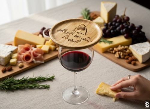 Wine Glass Topper: Shark Coochie