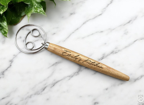 Personalized Danish Dough Whisk