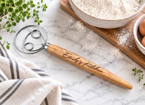 Personalized Danish Dough Whisk