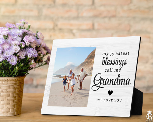 My Greatest Blessings Call Me... Custom Photo Easel My Greatest Blessings Call Me... Custom Photo Easel