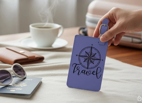 Compass Travel Luggage Tag