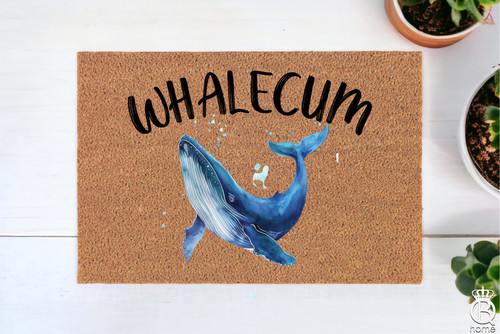 Whalecum... Door Mat Whalecum... Door Mat