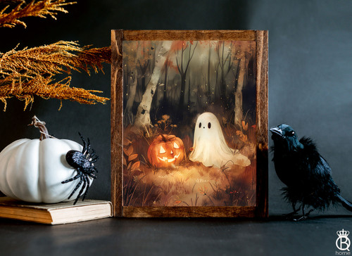 The Glow In The Hollow Framed Wood Sign [The Hollow Tales Collection]