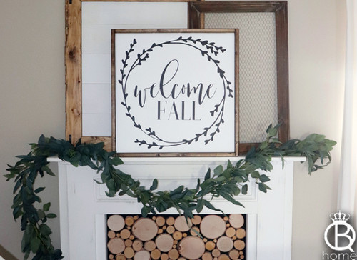 Welcome Fall Wood Sign [Fall Favorites Collection]
