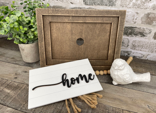 Interchangeable Frame Wood Sign DIY Kit Interchangeable Frame Wood Sign DIY Kit