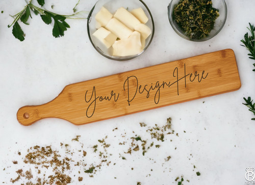 Custom Design Skinny Bamboo Cheese Board Custom Design Skinny Bamboo Cheese Board