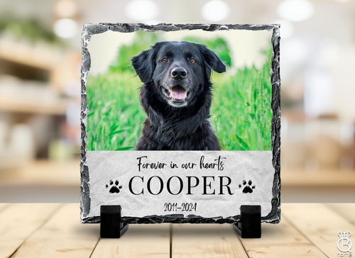 Slate Tile Sign: Forever in Our Hearts Slate Tile Sign: Forever in Our Hearts