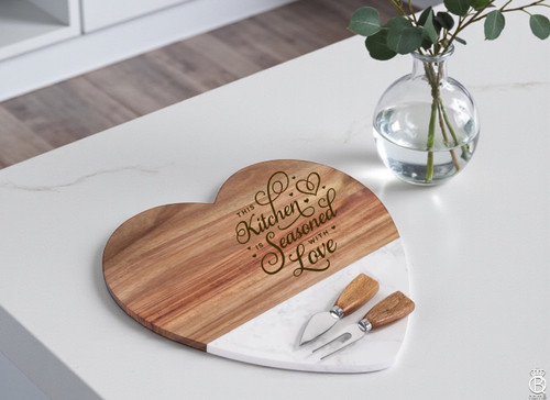 Marble Heart Board: This Kitchen Is Seasoned With Love
