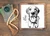 Black and White Portrait Custom Wood Sign 20x20