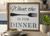 What The Fork Is For Dinner Laser Wood Sign