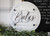 Custom Last Name Round Sign With Acrylic Layer Custom Last Name Round Sign With Acrylic Layer