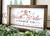 North Pole Cookie Co Framed Wood Sign North Pole Cookie Co Framed Wood Sign