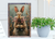 Vintage Bunny Holding Flowers Wood Sign Vintage Bunny Holding Flowers Wood Sign