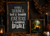 Toil & Trouble Cauldron Framed Wood Sign Set