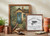 The Blue Shed Door Framed Wood Sign Set [Springtime Cottage Collection]