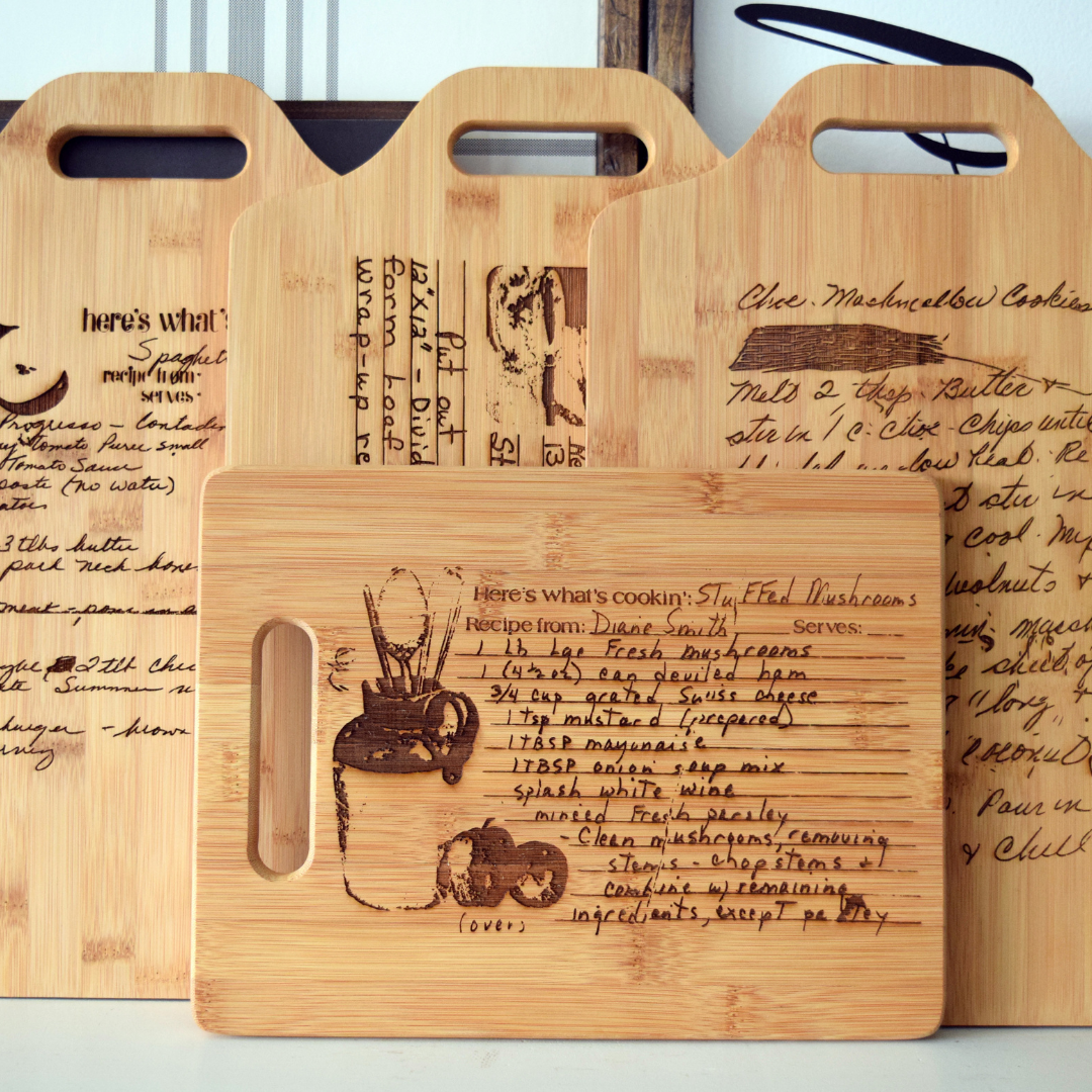 Custom Personalized Recipe Cutting Boards | Fancy Front Porch