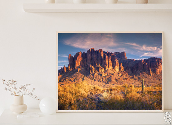 Superstition Mountains Downloadable Print - Queen B Home