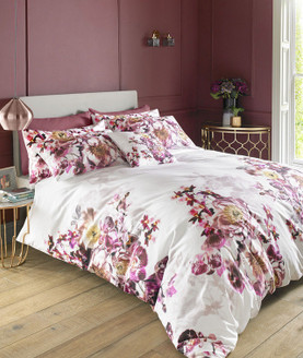 Lipsy London Designer Bedding ZAPARA Floral Print Duvet Cover Set