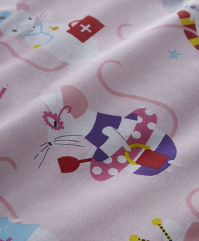 LET'S PLAY Dress-Up Mice Hearts Reversible Bedding Curtains Matching Range