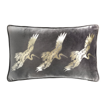 LLB QING Palm Tree Jacquard Elegant Oriental Cranes Designer Bedding
