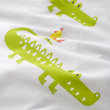Crocodile Smiles Animal Reversible Kids Bedding Curtains Matching Range