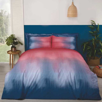 Watercolour Ombre Shaded Effect Soft Bedding Duvet Cover Set 