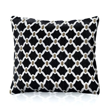 Berkeley Geometric Woven Chenille Reversible Unfilled Cushion Cover