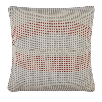Reva Woven Stripes Recycled Cotton Cushion Throw Home Accessories